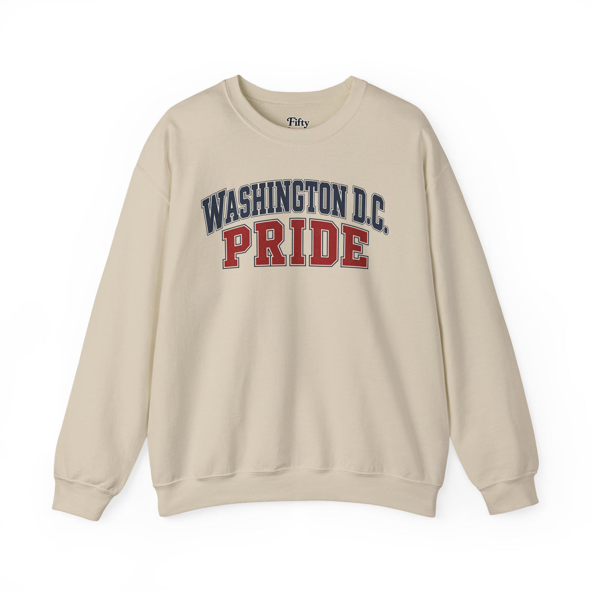 Washington DC Pride Unisex Crewneck Sweatshirt State Name Graphic