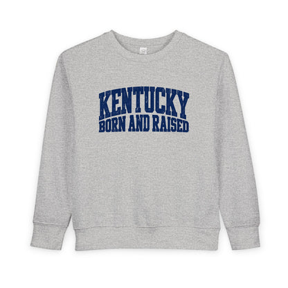 Kentucky Born and Raised Bold Athletic Unisex Toddler Sweatshirt