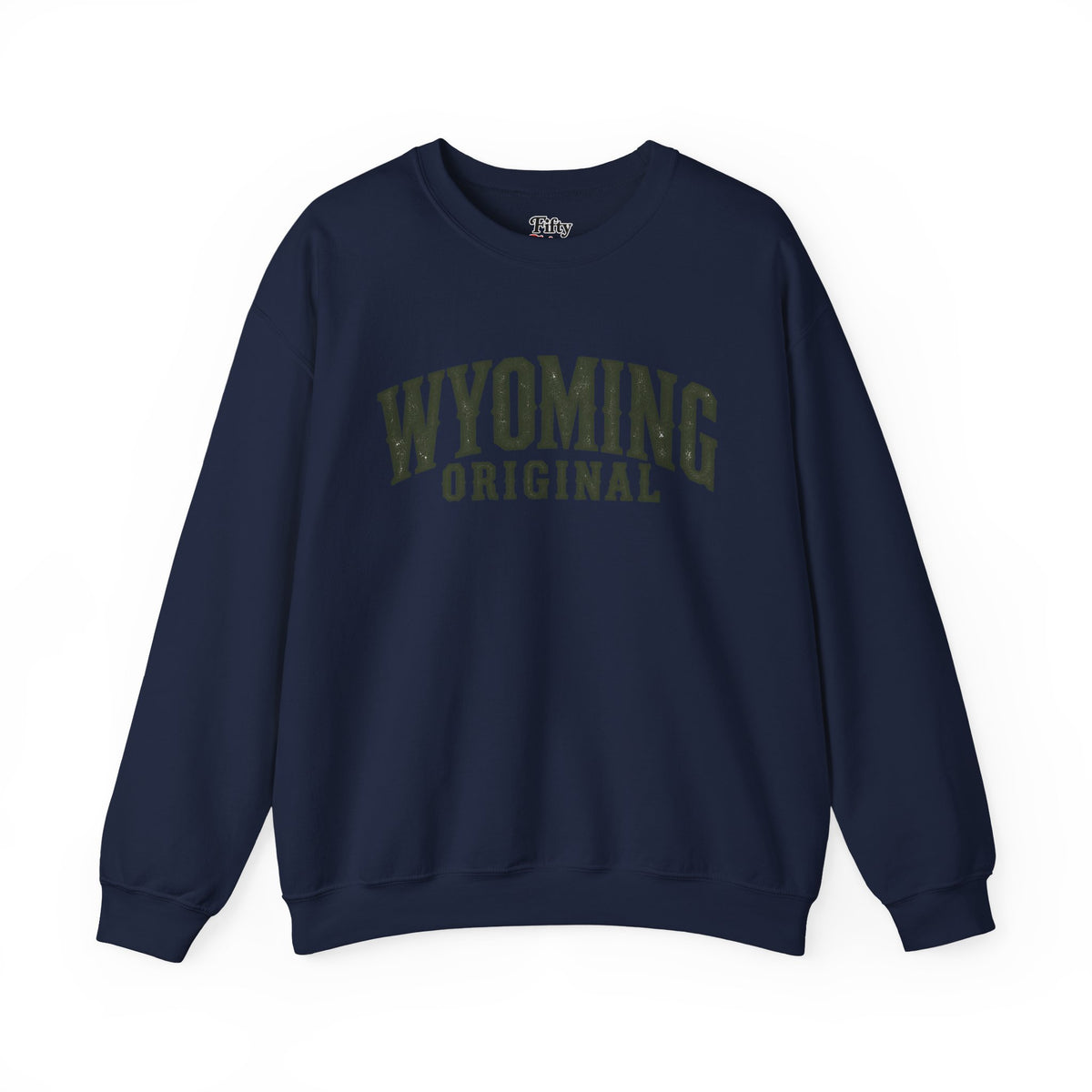 Wyoming Original Unisex Crewneck Sweatshirt State Name Graphic