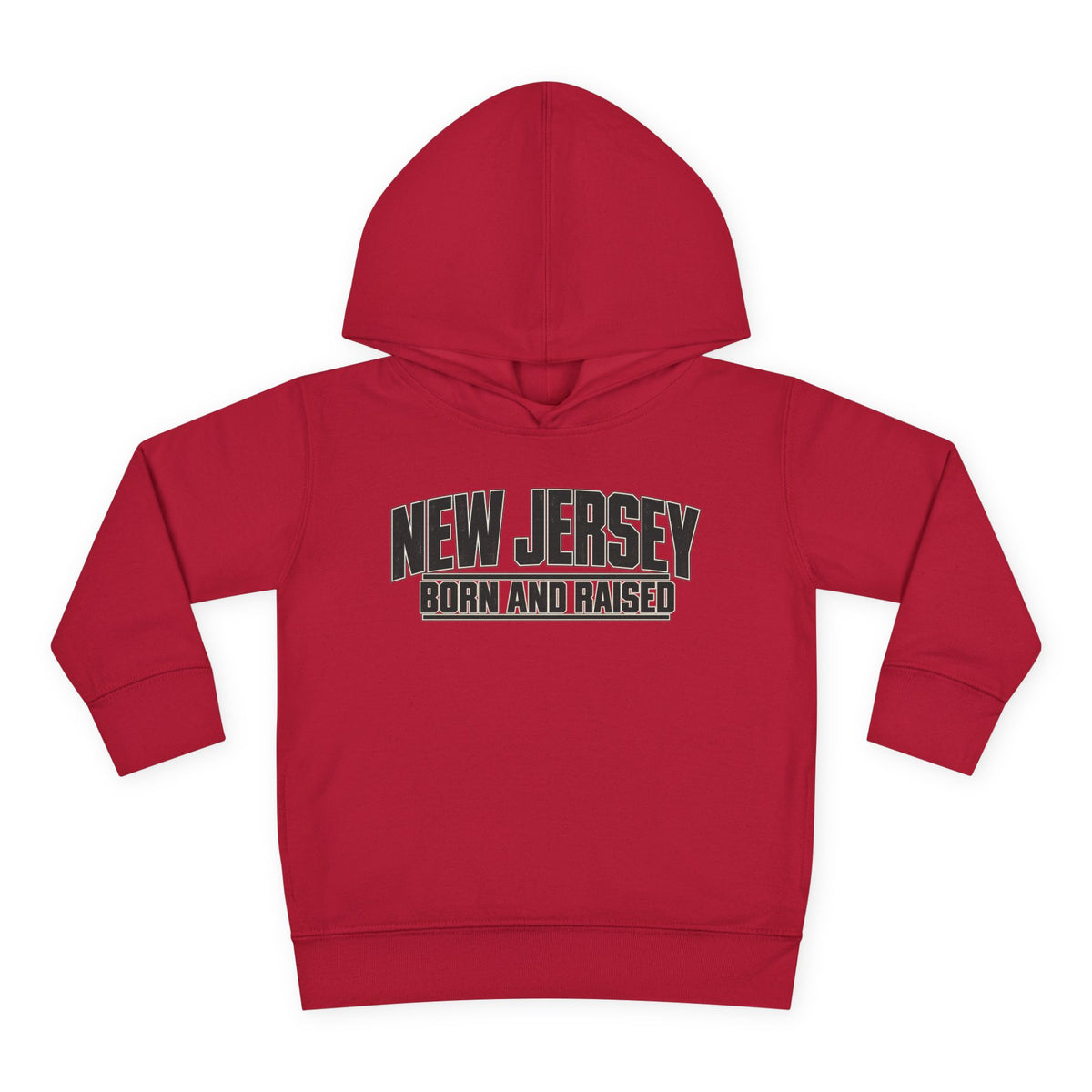 New Jersey Born and Raised Modern Streetwear Unisex Toddler Pullover Fleece Hoodie