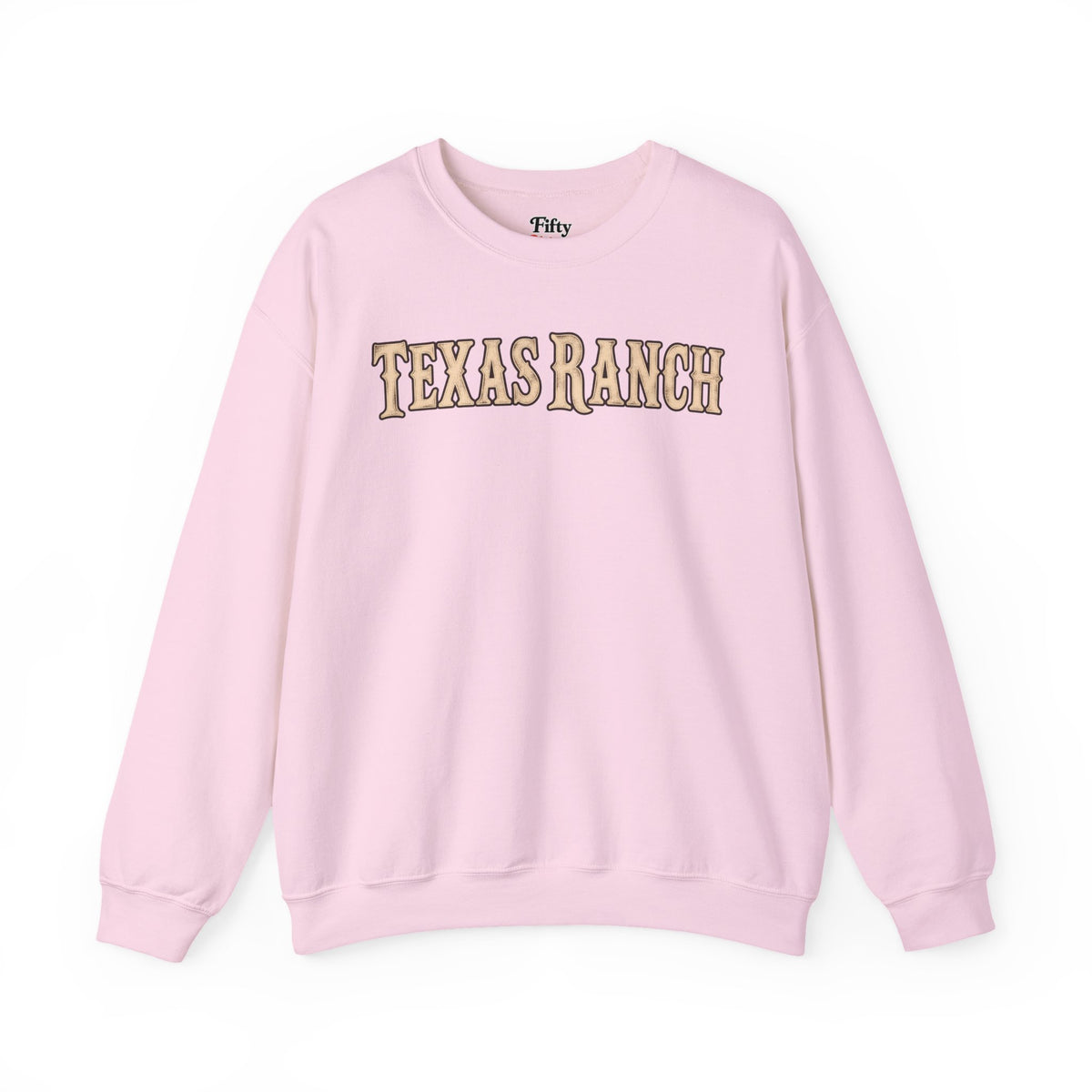 Texas Ranch Unisex Crewneck Sweatshirt State Name Graphic