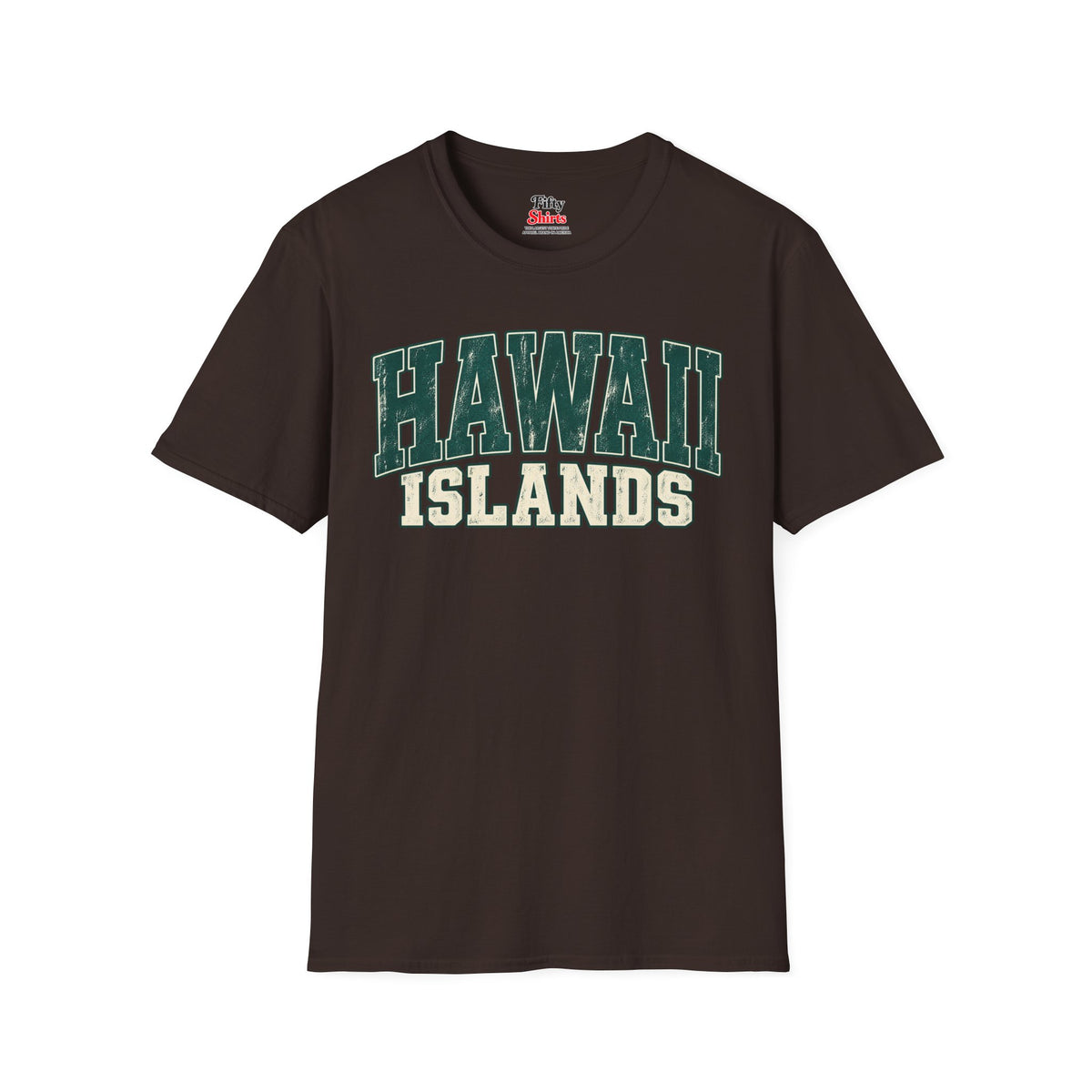 Hawaii Islands Unisex Softstyle T Shirt State Name Graphic Tee