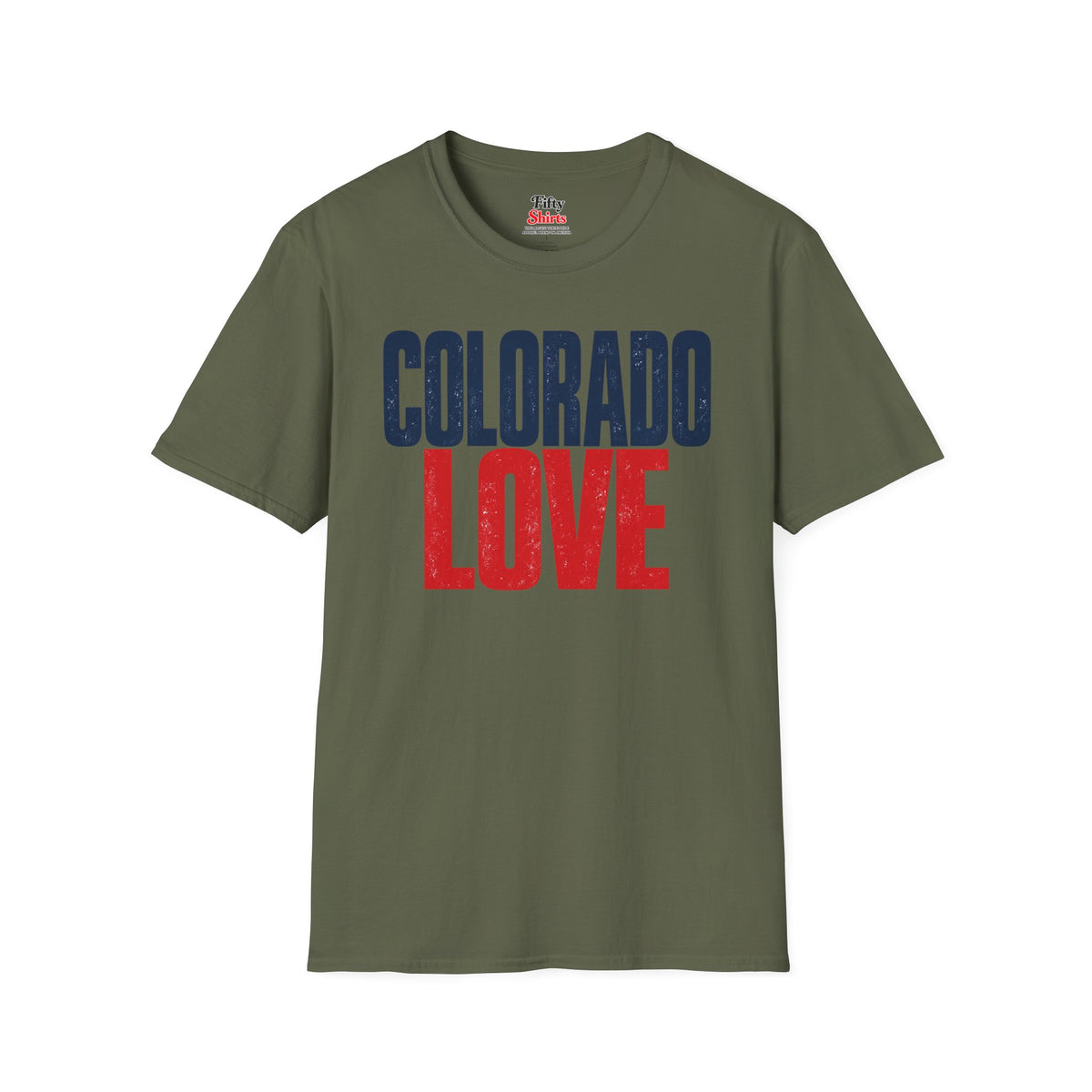 Colorado Love Unisex Softstyle T Shirt State Name Graphic Tee