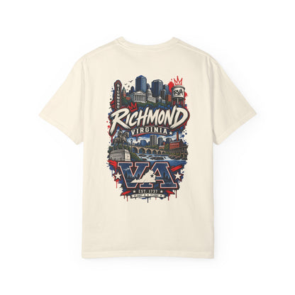 Richmond Virginia Unisex Comfort Color 1717 Streetwear Graphic Tee