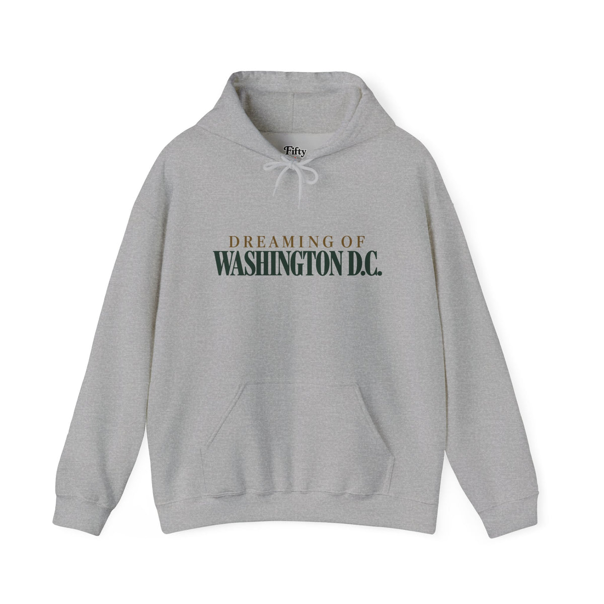Dreaming of Washington DC Unisex Hoodie State Name Graphic