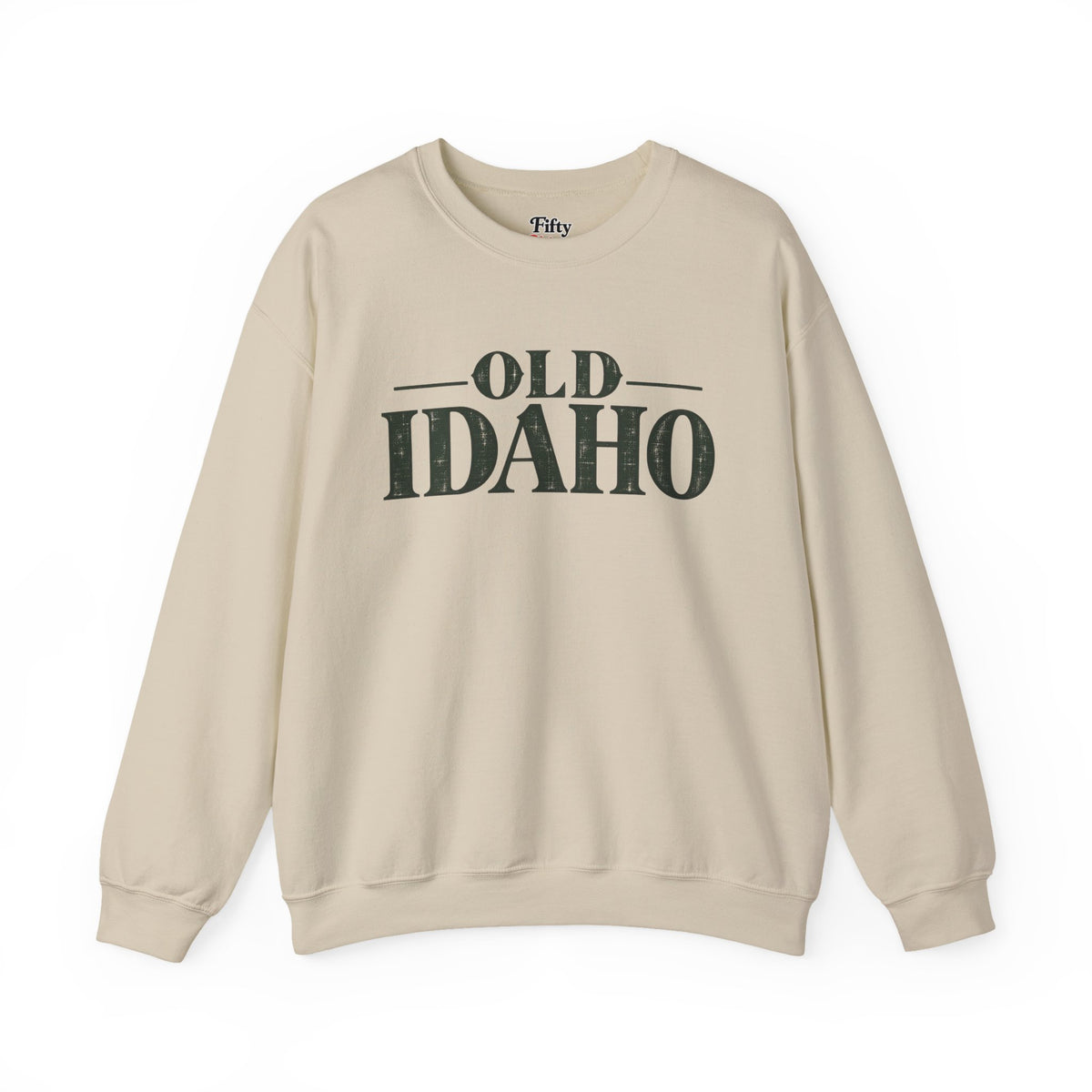Old Idaho Unisex Crewneck Sweatshirt State Name Graphic