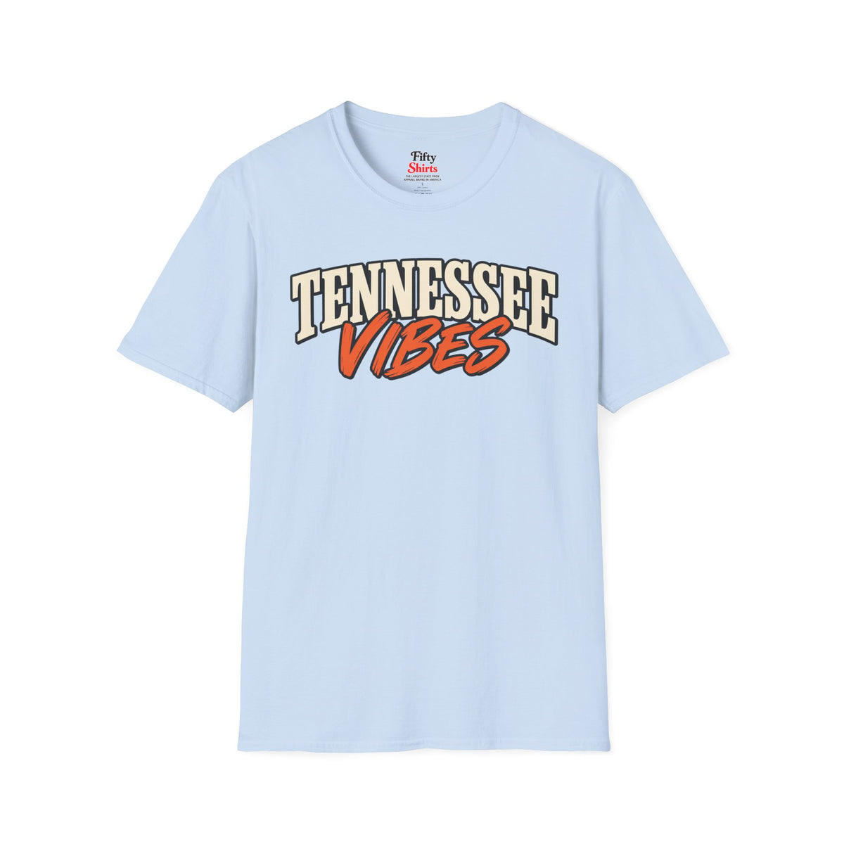 Tennessee Vibes Unisex Softstyle T Shirt State Name Graphic Tee
