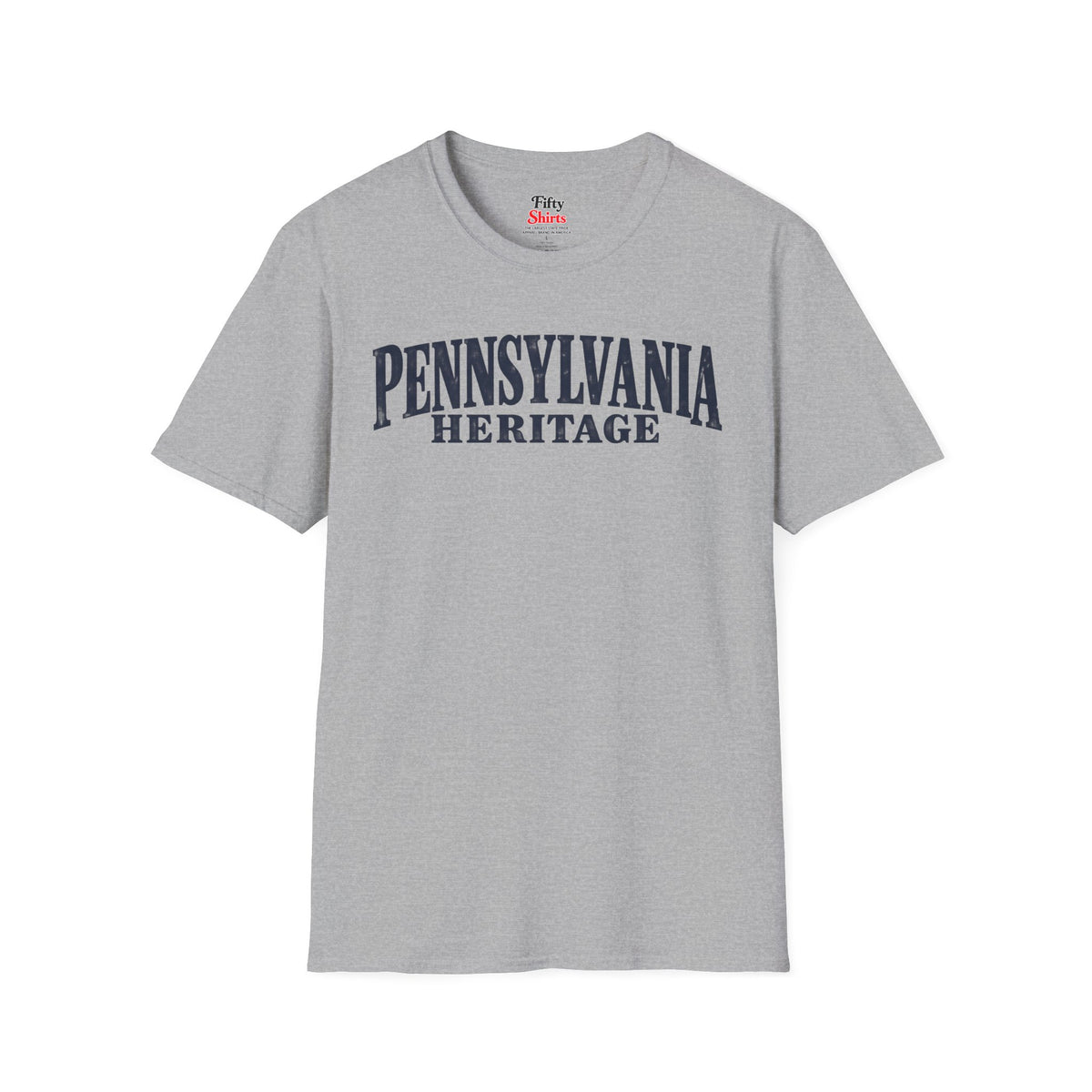 Pennsylvania Heritage Unisex Softstyle T Shirt State Name Graphic Tee