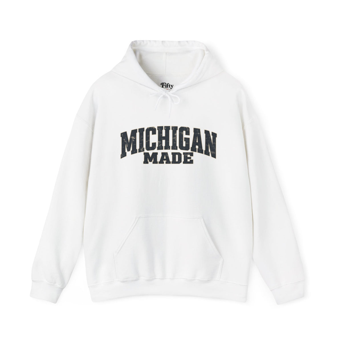 Michigan Made Unisex Hoodie State Name Graphic