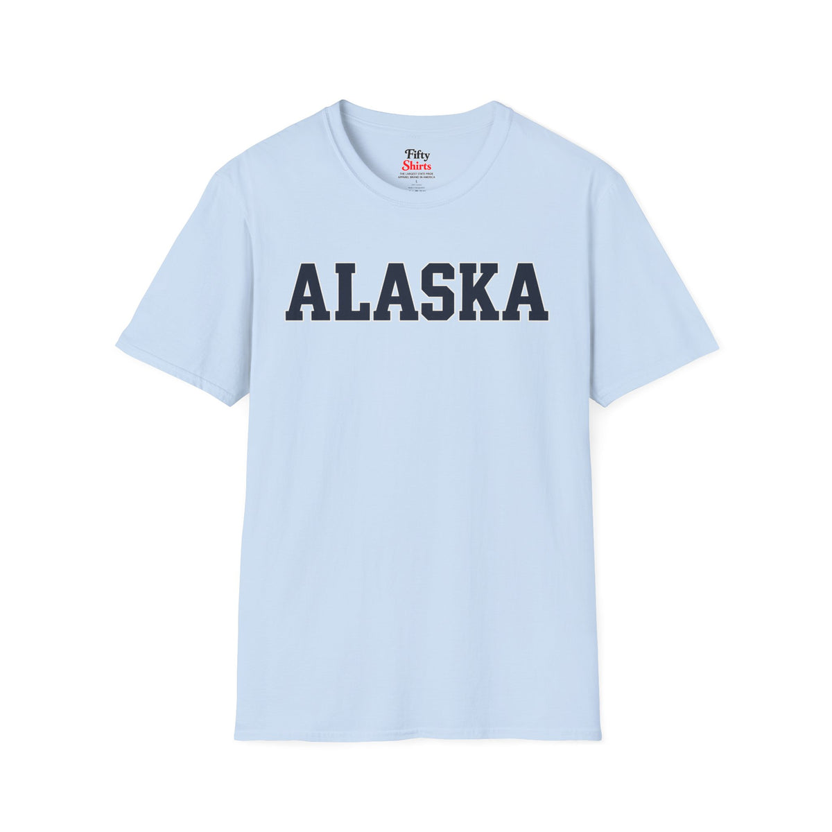 Alaska Unisex Softstyle T Shirt State Name Graphic Tee