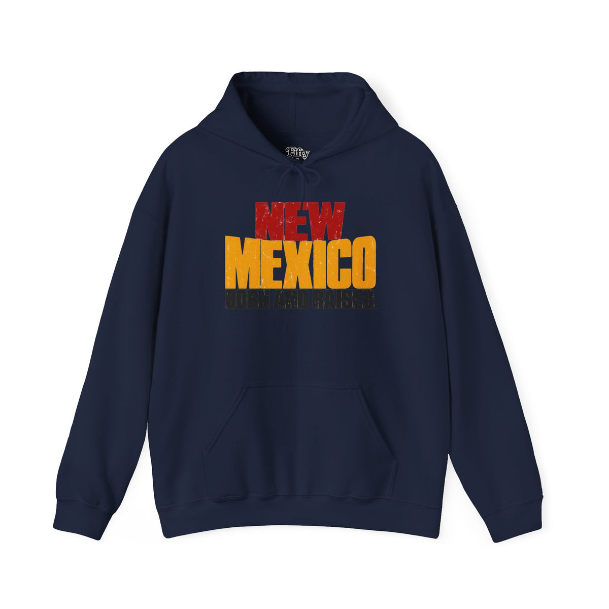 New Mexico Born and Raised Bold Streetwear Unisex Hoodie Graphic