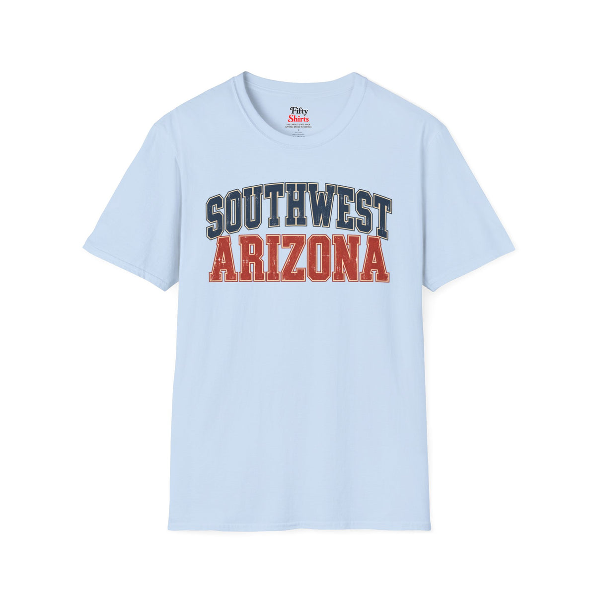 Southwest Arizona Unisex Softstyle T Shirt State Name Graphic Tee