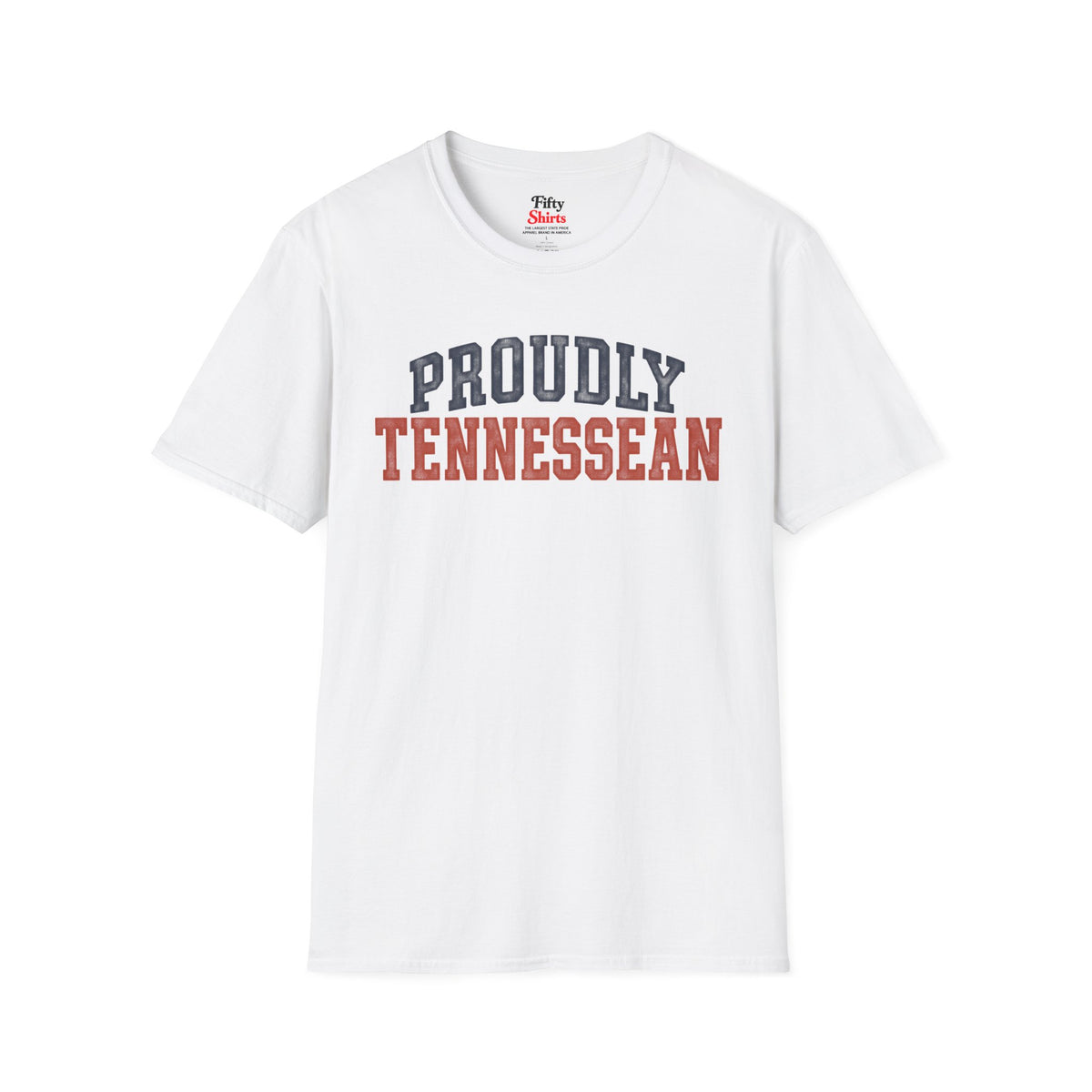 Proudly Tennessean Tennessee Unisex Softstyle T Shirt State Name Graphic Tee