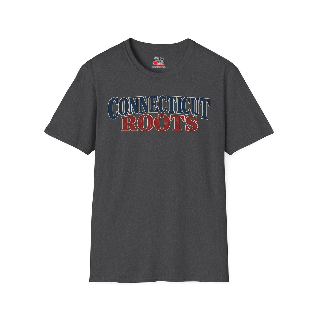 Connecticut Roots Unisex Softstyle T Shirt State Name Graphic Tee