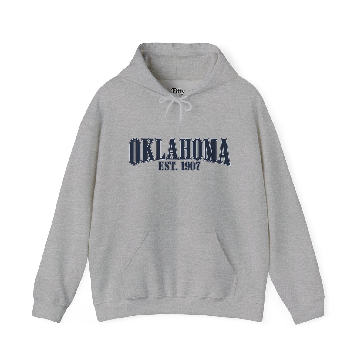 Oklahoma EST 1907 Unisex Hoodie State Name Graphic