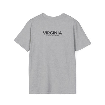Virginia All State In God We Trust Unisex Everyday Tee