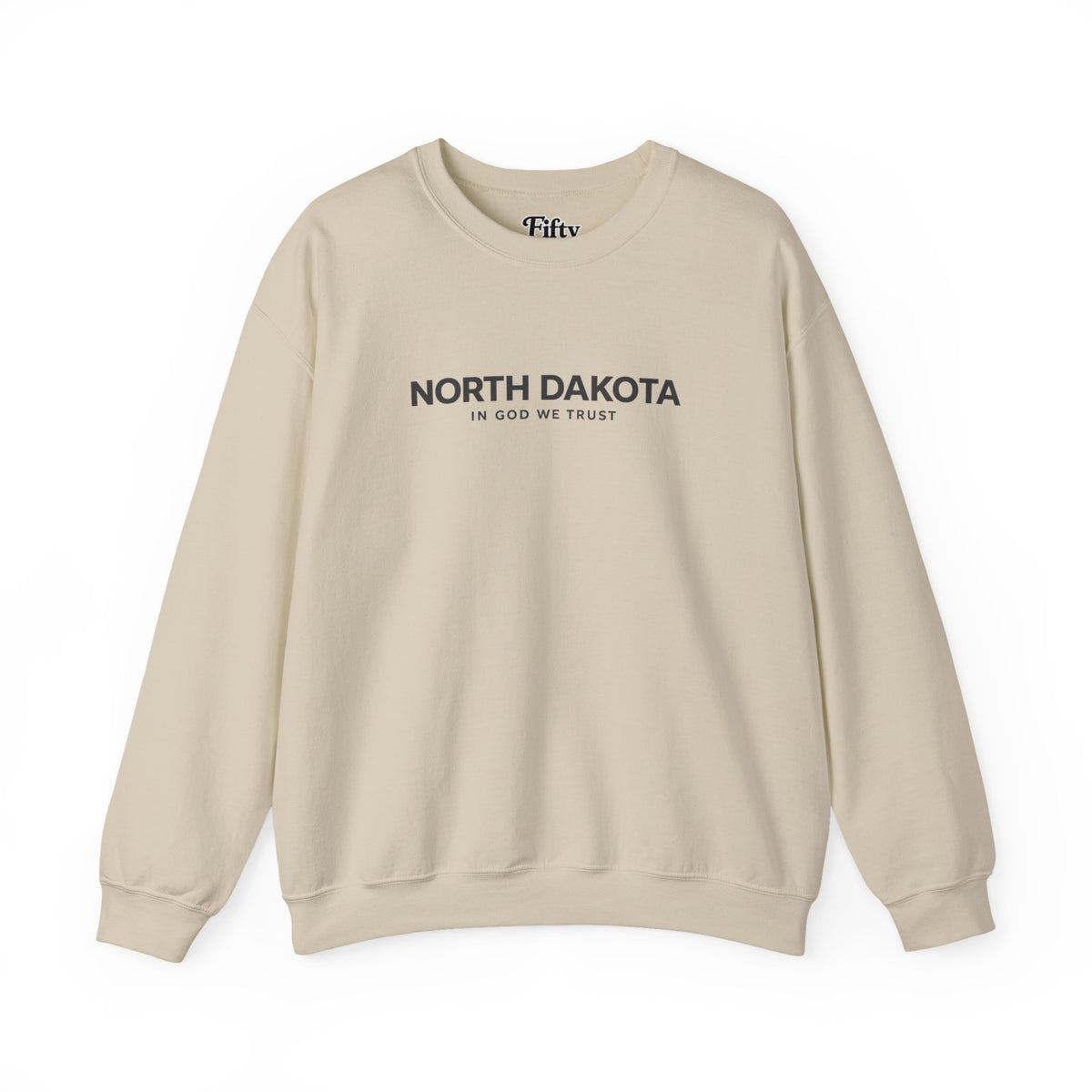 North Dakota All State In God We Trust Unisex Crewneck Sweatshirt