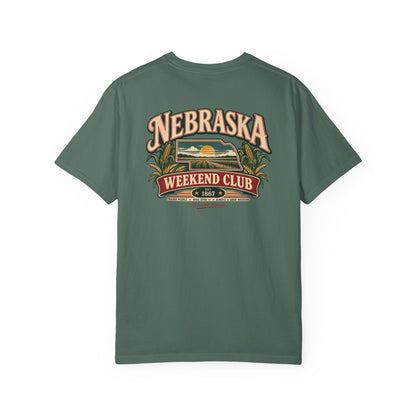 Nebraska Weekend Club Unisex Comfort Color 1717 Streetwear Graphic Tee