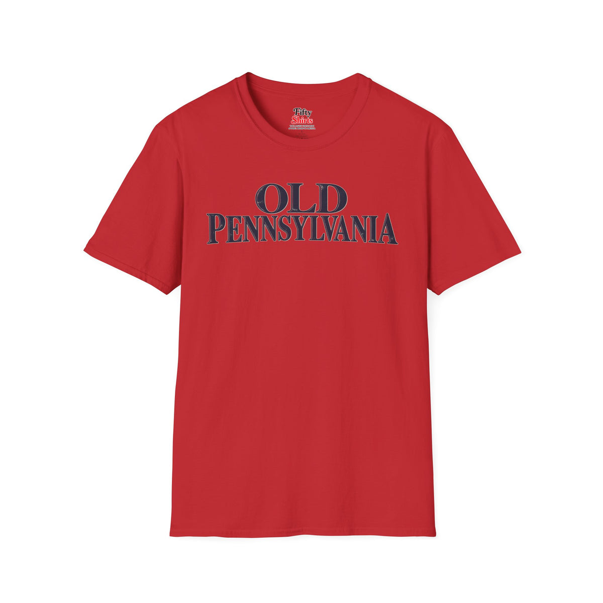 Old Pennsylvania Unisex Softstyle T Shirt State Name Graphic Tee