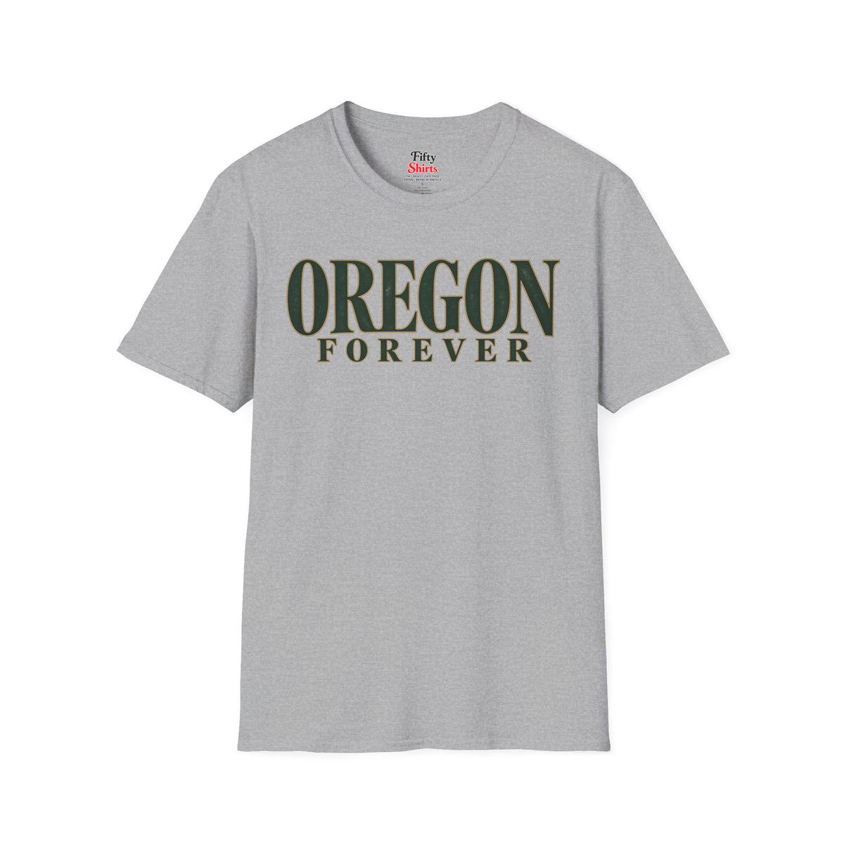 Oregon Forever Unisex Softstyle T Shirt State Name Graphic Tee