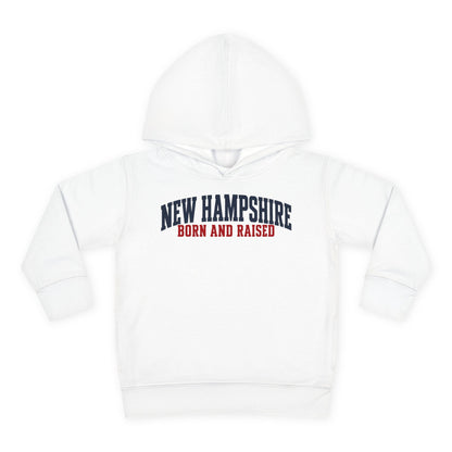 New Hampshire Born and Raised Minimal Heritage Unisex Pullover Fleece Hoodie