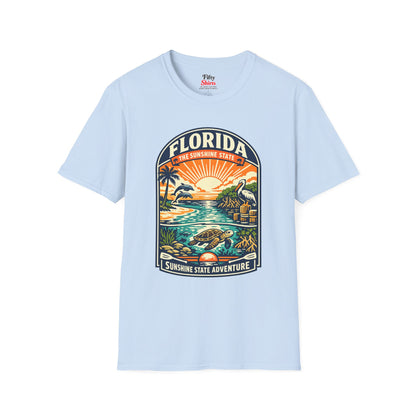 Florida Sunshine State Unisex Softstyle T Shirt State Pride Graphic Tee Collections FS03