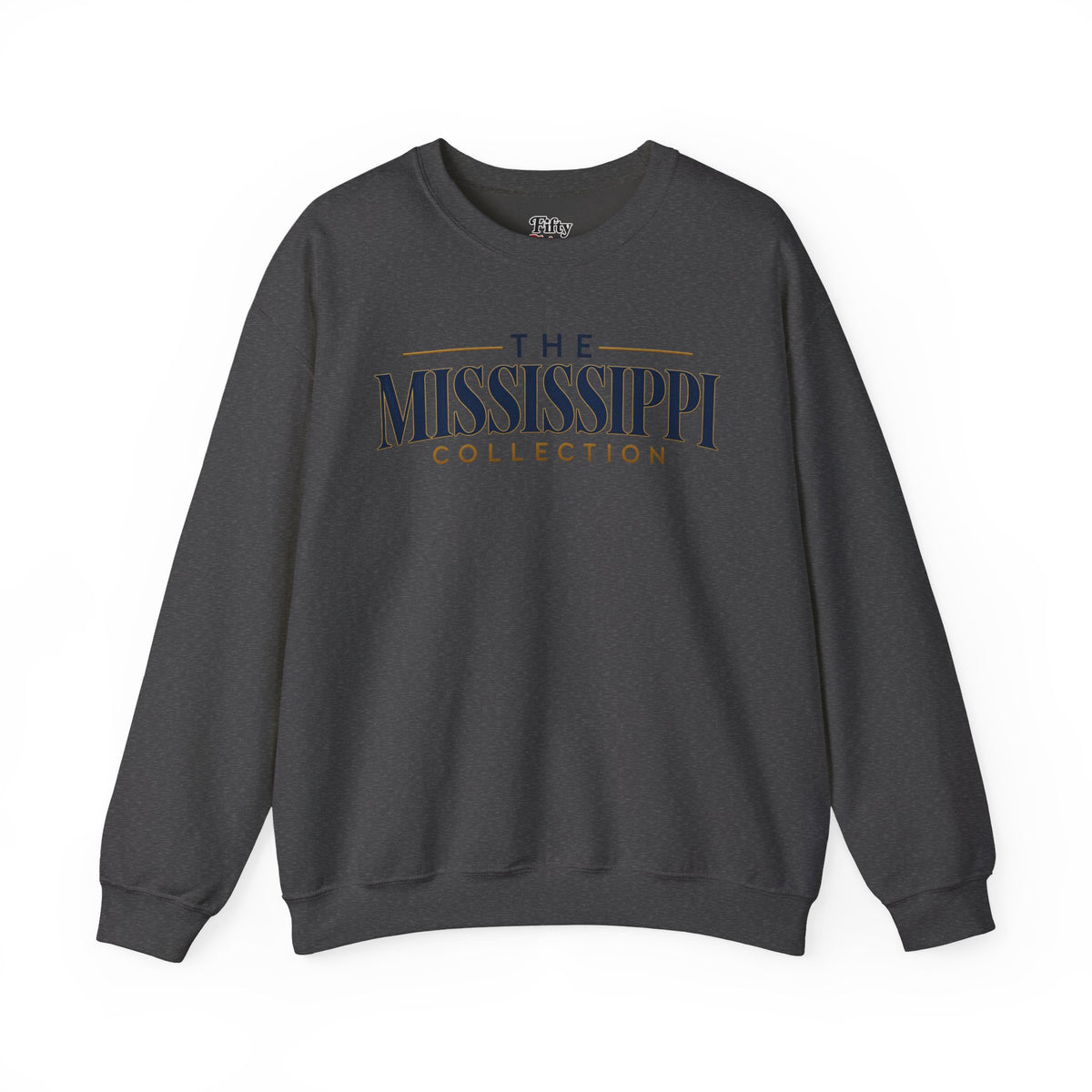 The Mississippi Collection Unisex Crewneck Sweatshirt State Name Graphic