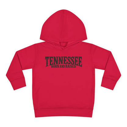 Tennessee Born and Raised Southern Heritage Unisex Toddler Pullover Fleece Hoodie
