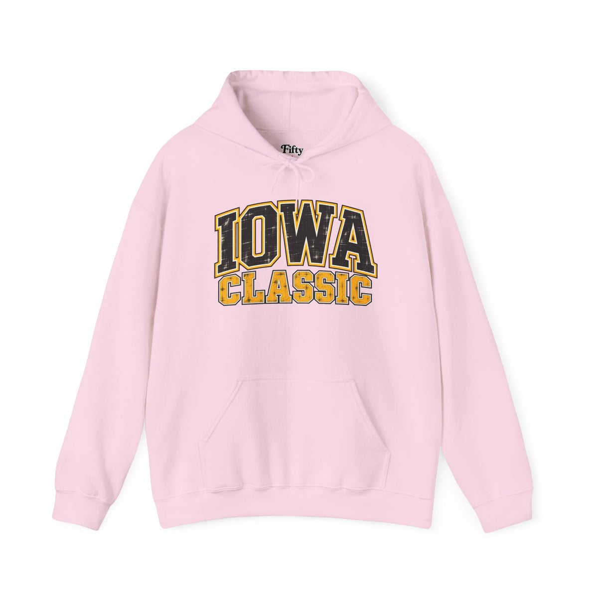 Iowa Classic Unisex Hoodie State Name Graphic