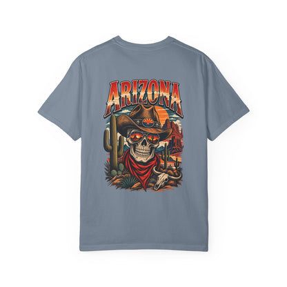 Arizona Skull Desert  Unisex Comfort Color 1717 Streetwear Graphic Tee