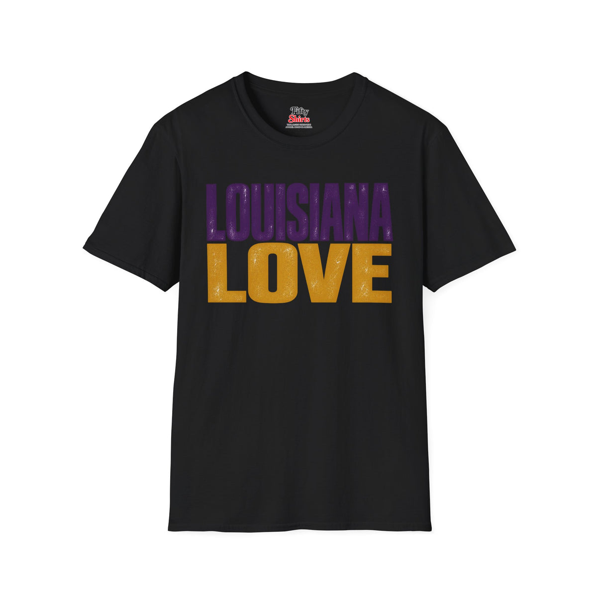 Louisiana Love Unisex Softstyle T Shirt State Name Graphic Tee