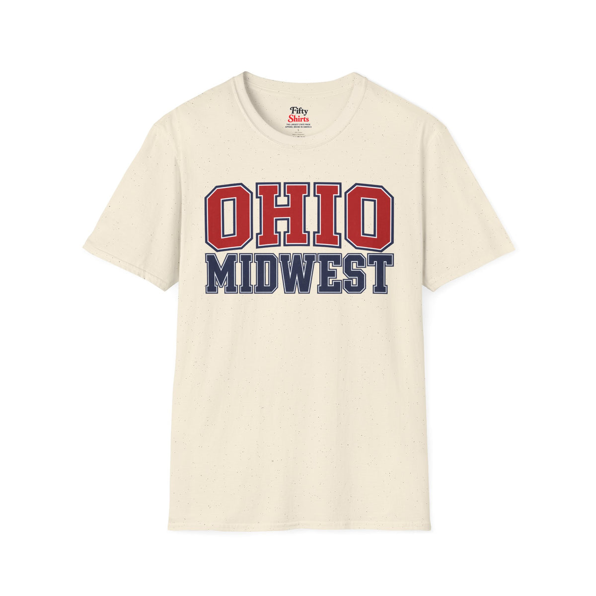 Ohio Midwest Unisex Softstyle T Shirt State Name Graphic Tee