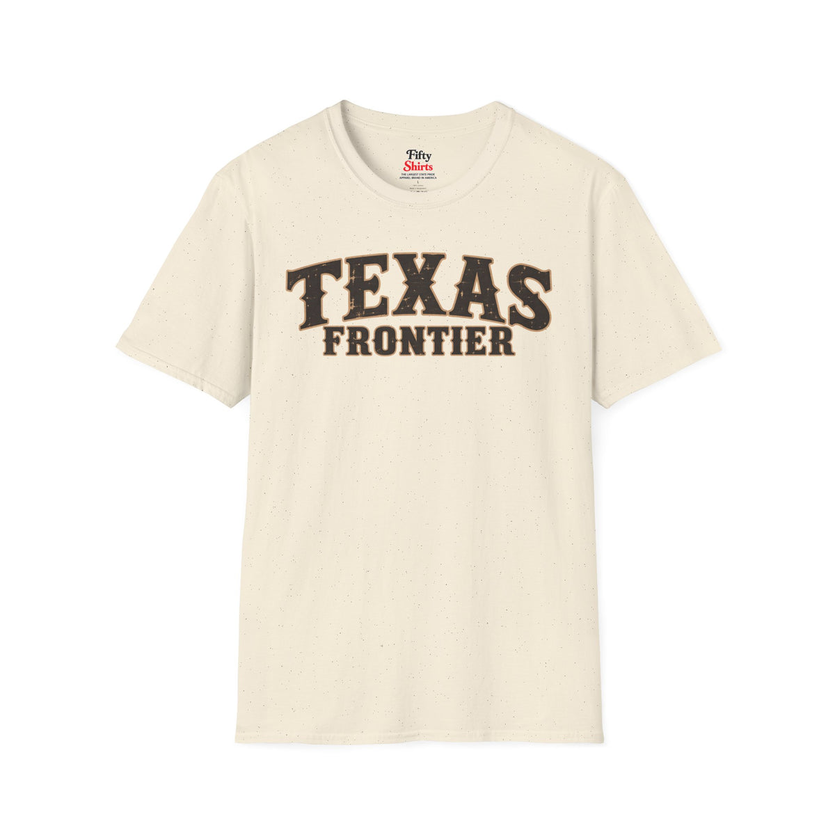 Texas Frontier Unisex Softstyle T Shirt State Name Graphic Tee