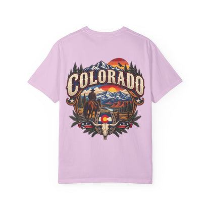 Colorado Wild West  Unisex Comfort Color 1717 Streetwear Graphic Tee