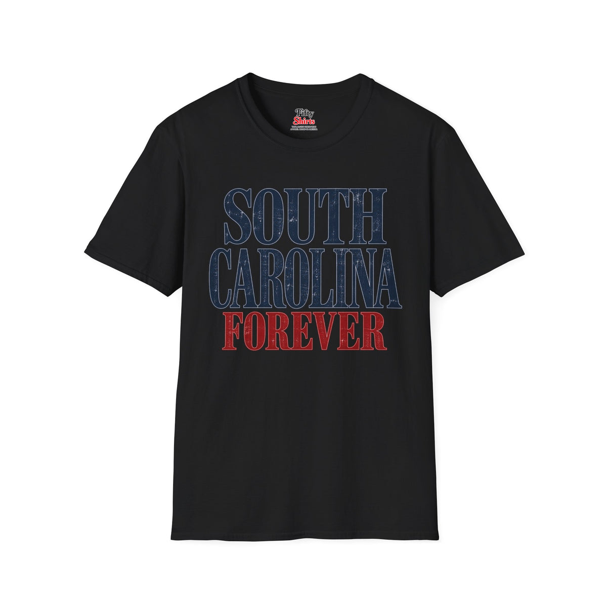 South Carolina Forever Unisex Softstyle T Shirt State Name Graphic Tee
