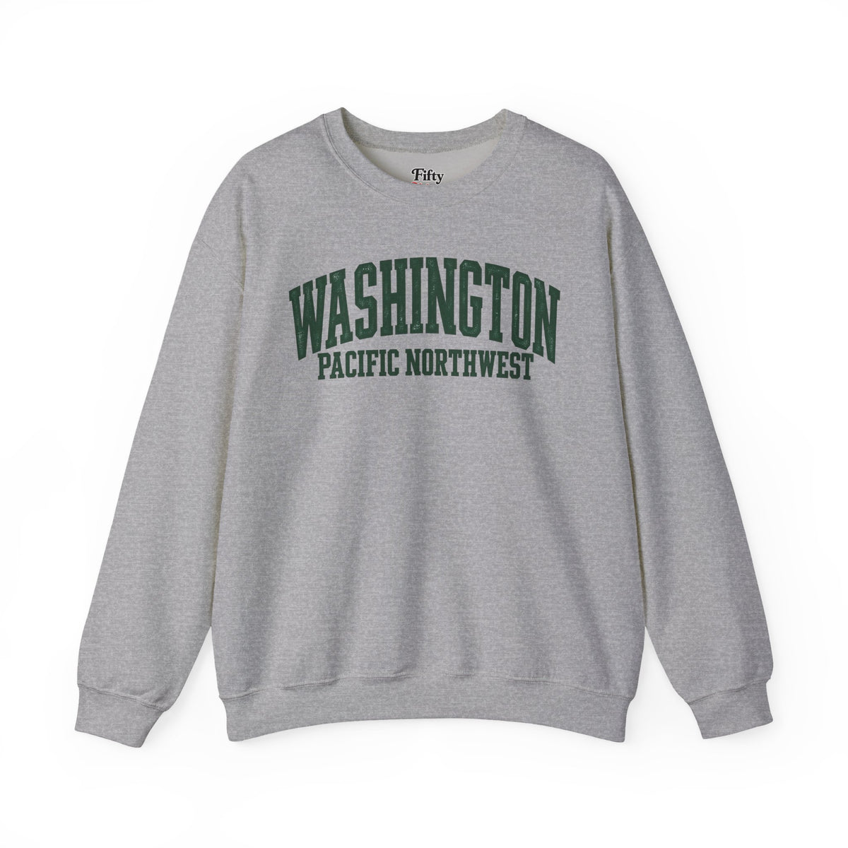 Washington Pacific Northwest Unisex Crewneck Sweatshirt State Name Graphic