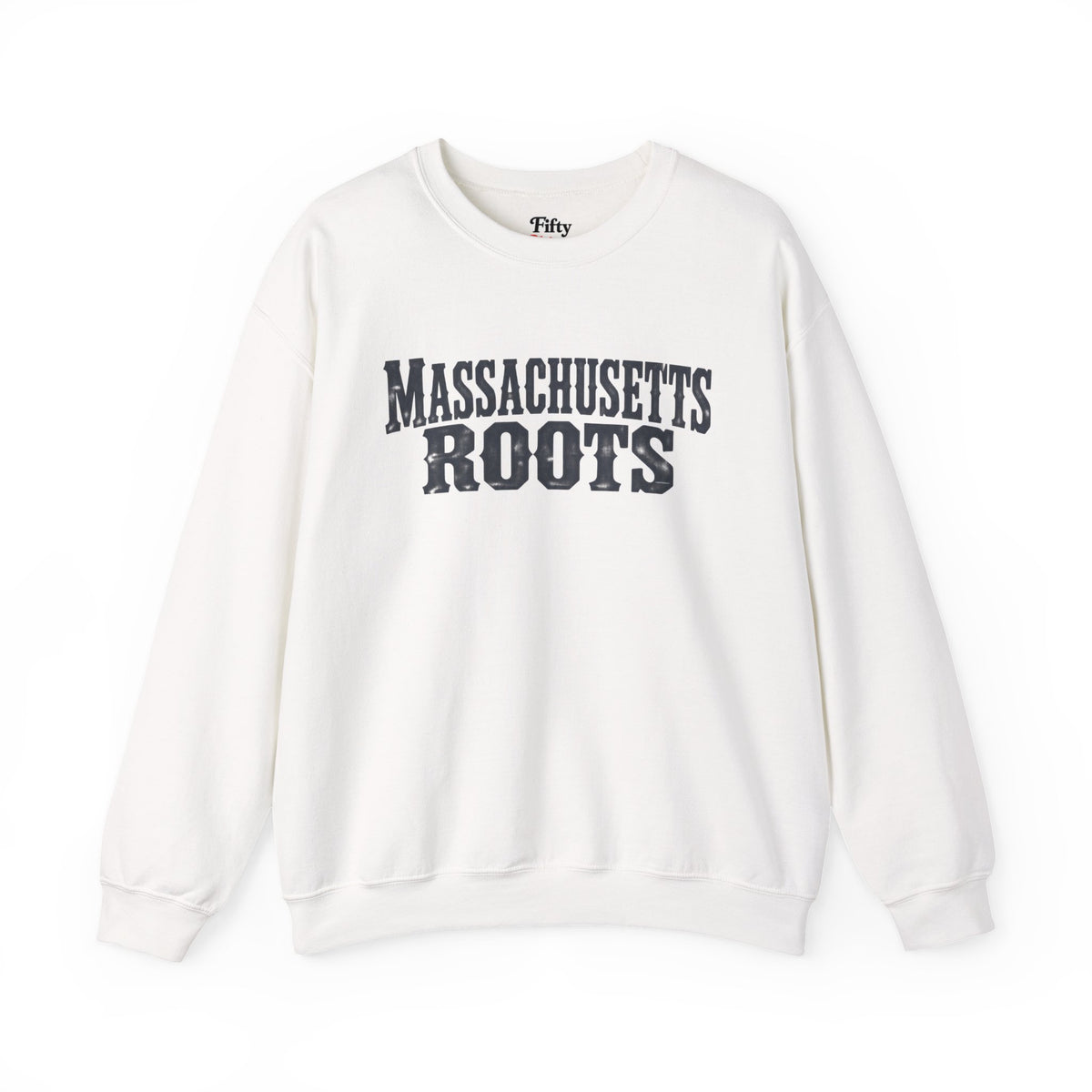 Massachusetts Roots Unisex Crewneck Sweatshirt State Name Graphic