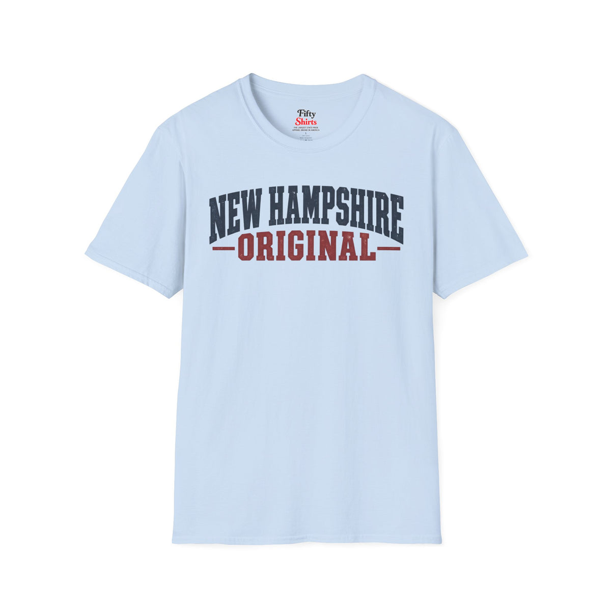 New Hampshire Original Unisex Softstyle T Shirt State Name Graphic Tee