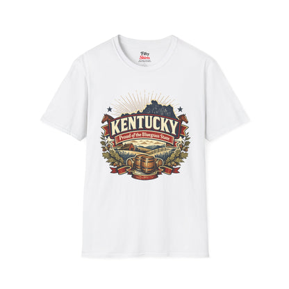 Kentucky State Pride Unisex Softstyle T Shirt State Pride Graphic Tee Collections FS03