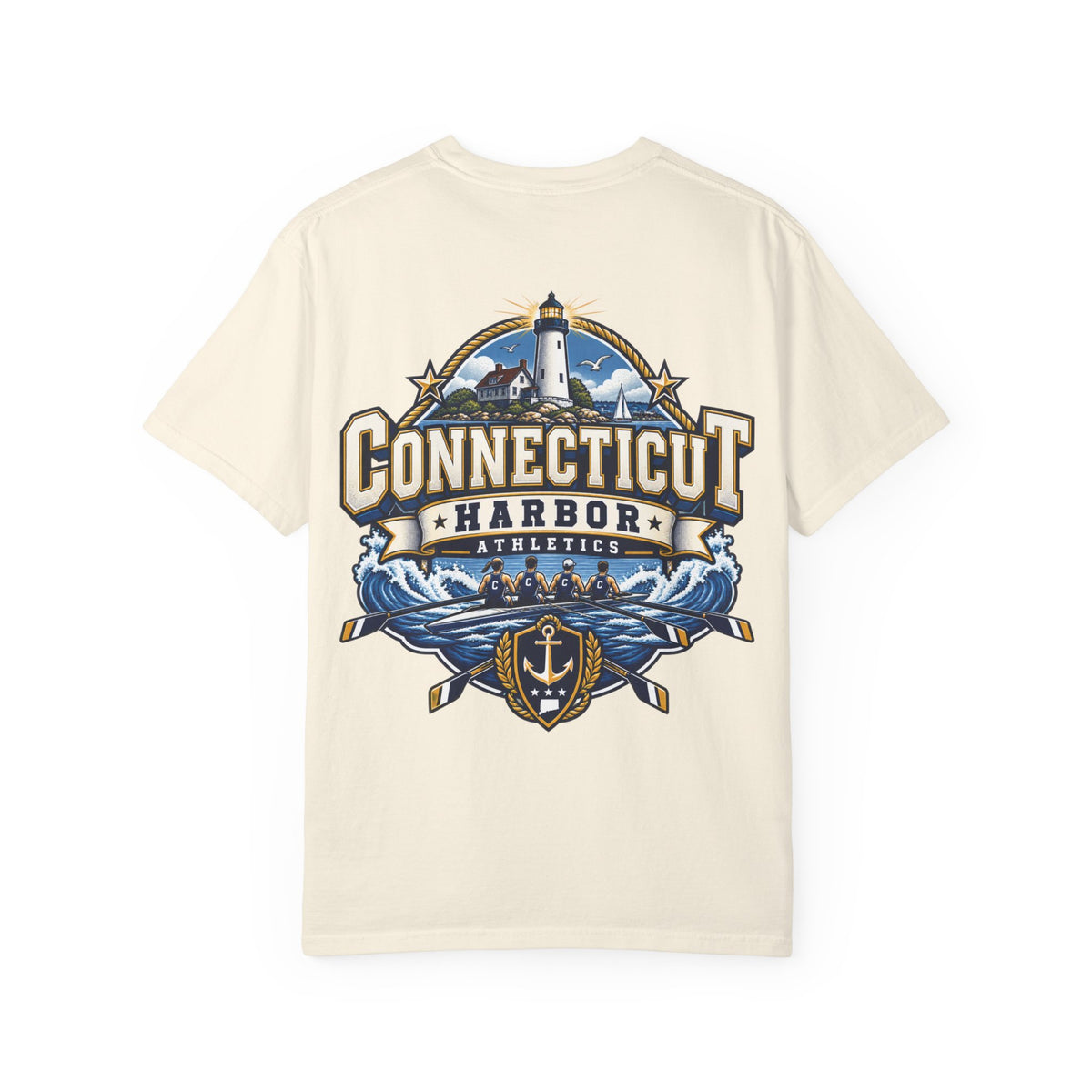 Connecticut Harbor Athletics  Unisex Comfort Color 1717 Streetwear Graphic Tee