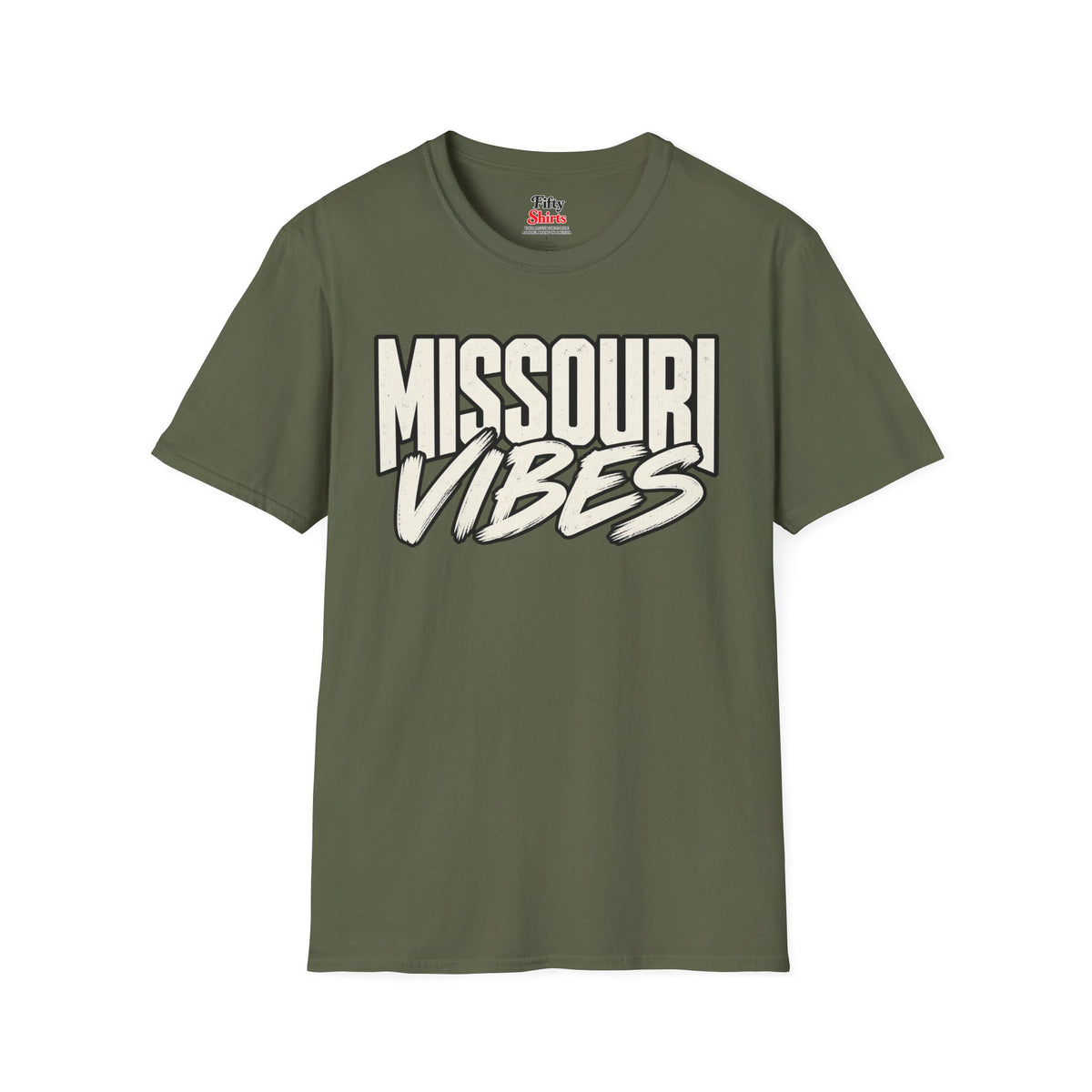 Missouri Vibes Unisex Softstyle T Shirt State Name Graphic Tee