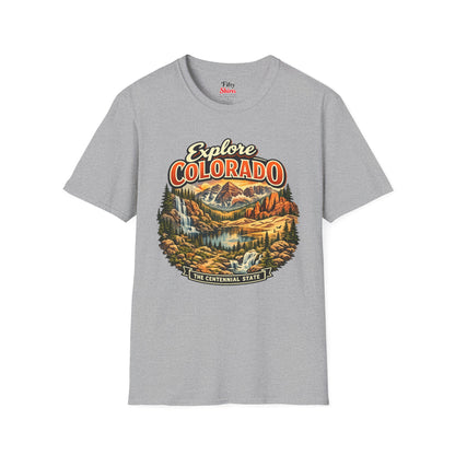 Explore Colorado Unisex Softstyle T Shirt State Pride Graphic Tee Collections FS03