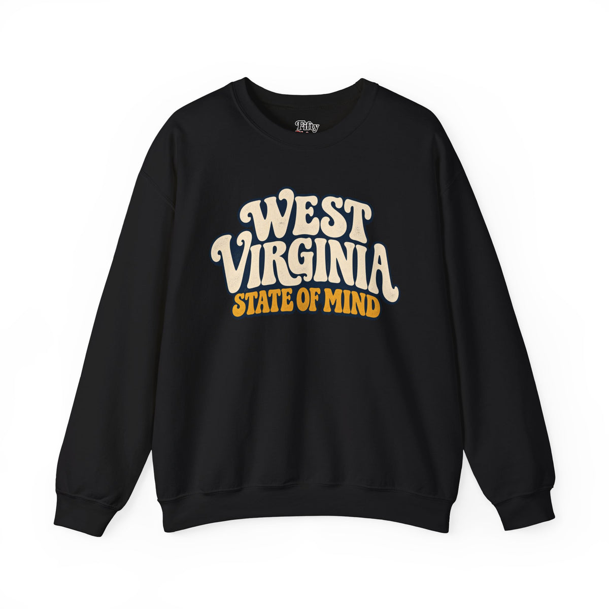 West Virginia State of Mind Unisex Crewneck Sweatshirt State Name Graphic