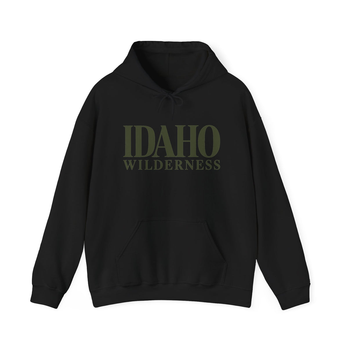 Idaho Wilderness Unisex Hoodie State Name Graphic