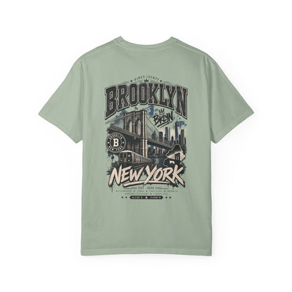 Brooklyn New York Unisex Comfort Color 1717 Streetwear Graphic Tee