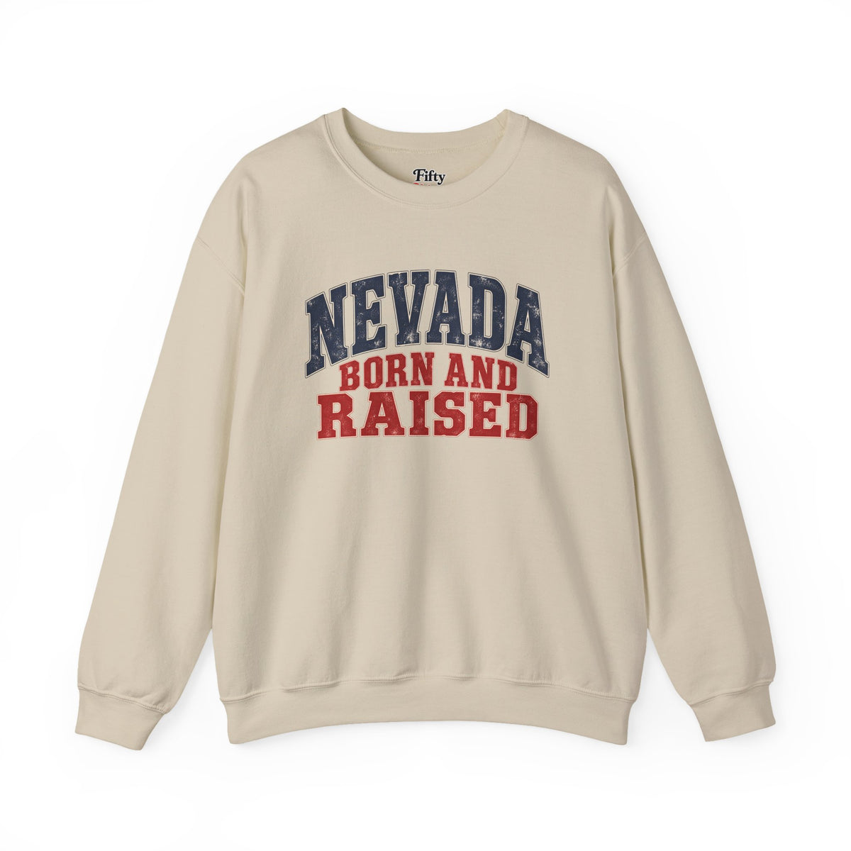 Nevada Born and Raised Desert Heritage Unisex Sweatshirt Graphic