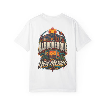 Albuquerque New Mexico Unisex Comfort Color 1717 Streetwear Graphic Tee