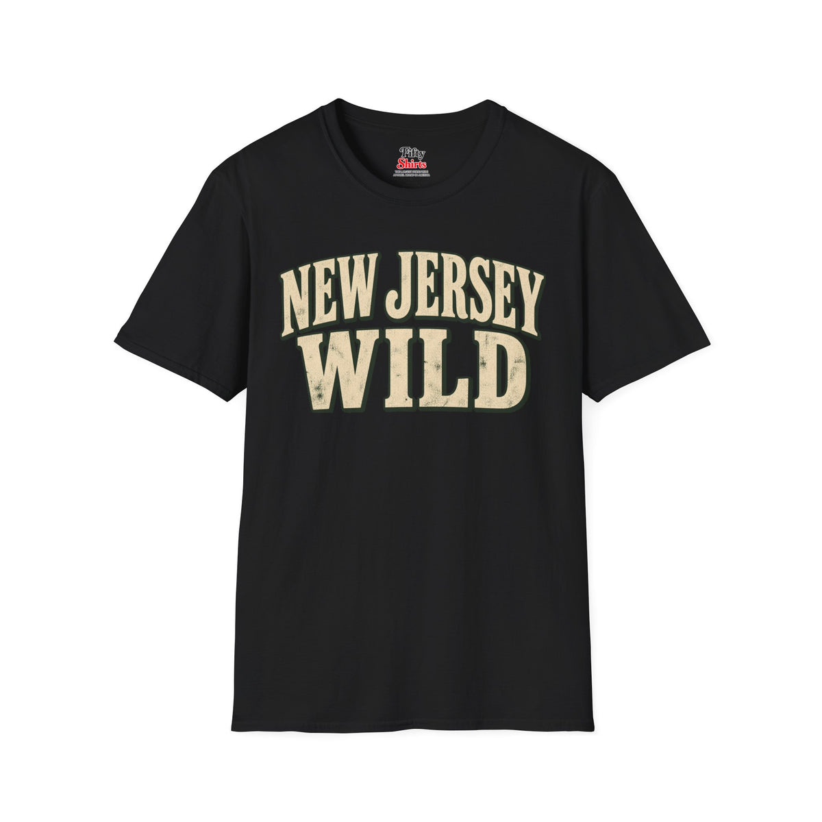 New Jersey  Wild Unisex Softstyle T Shirt State Name Graphic Tee