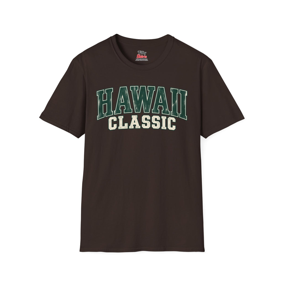 Hawaii Classic Unisex Softstyle T Shirt State Name Graphic Tee