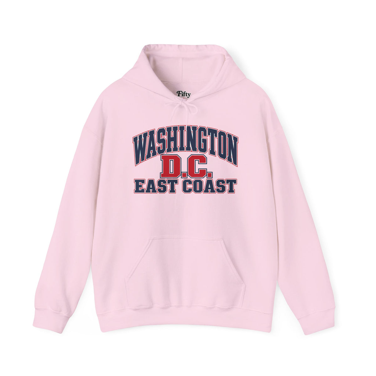 Washington DC East Coast Unisex Hoodie State Name Graphic